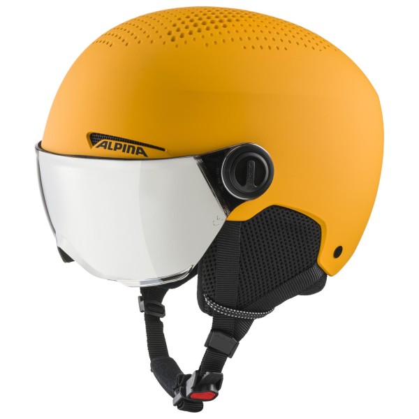 

Детский шлем zupo visor q-lite mirror s3 - ski helmet Alpina, желтый
