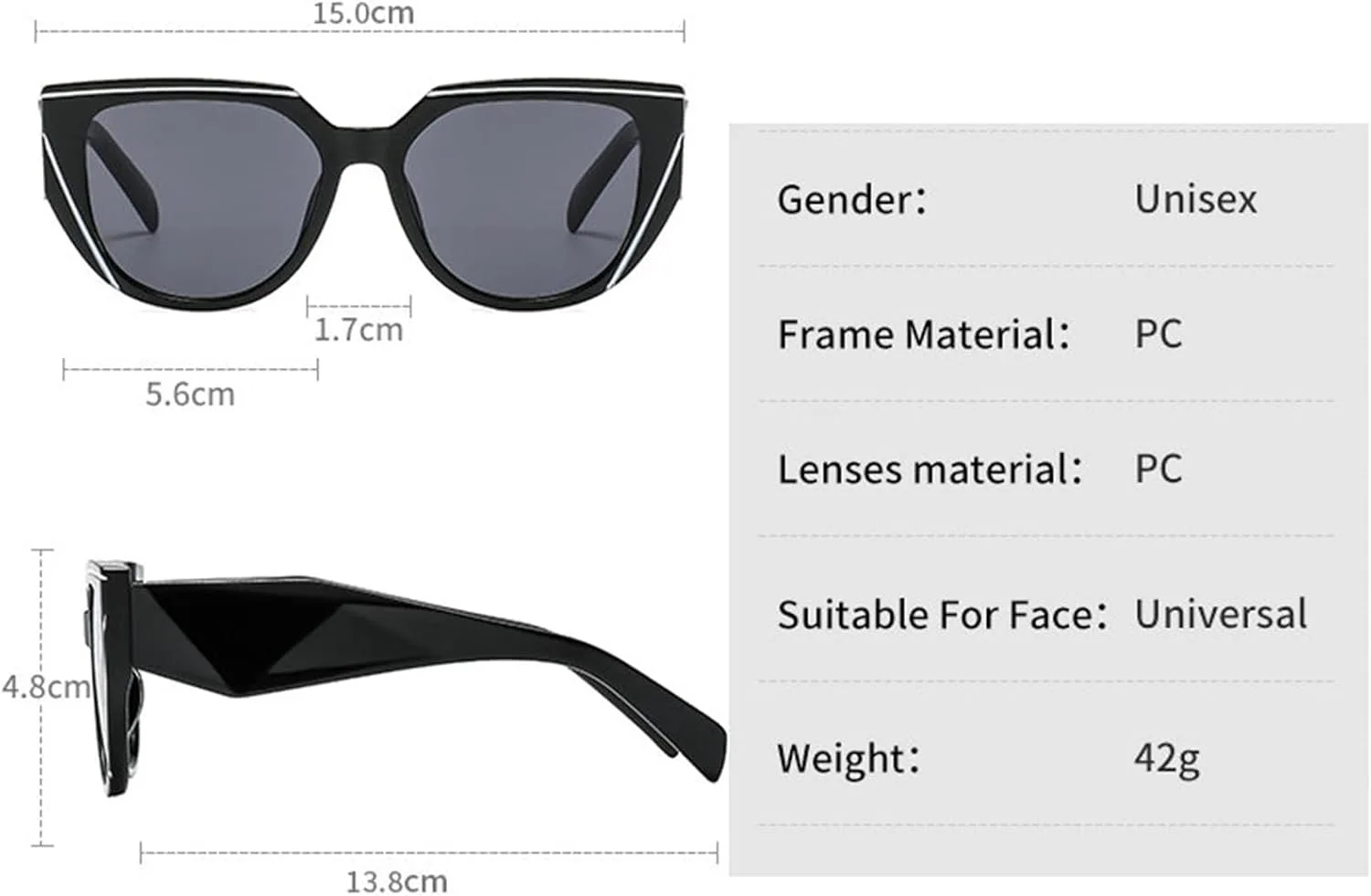 

Солнцезащитные очки Willochra Fashion Cat Eye для женщин, ретро-очки в узком стиле «кошачий глаз», треугольные, винтажные, с тонированными линзами, Leoaprd