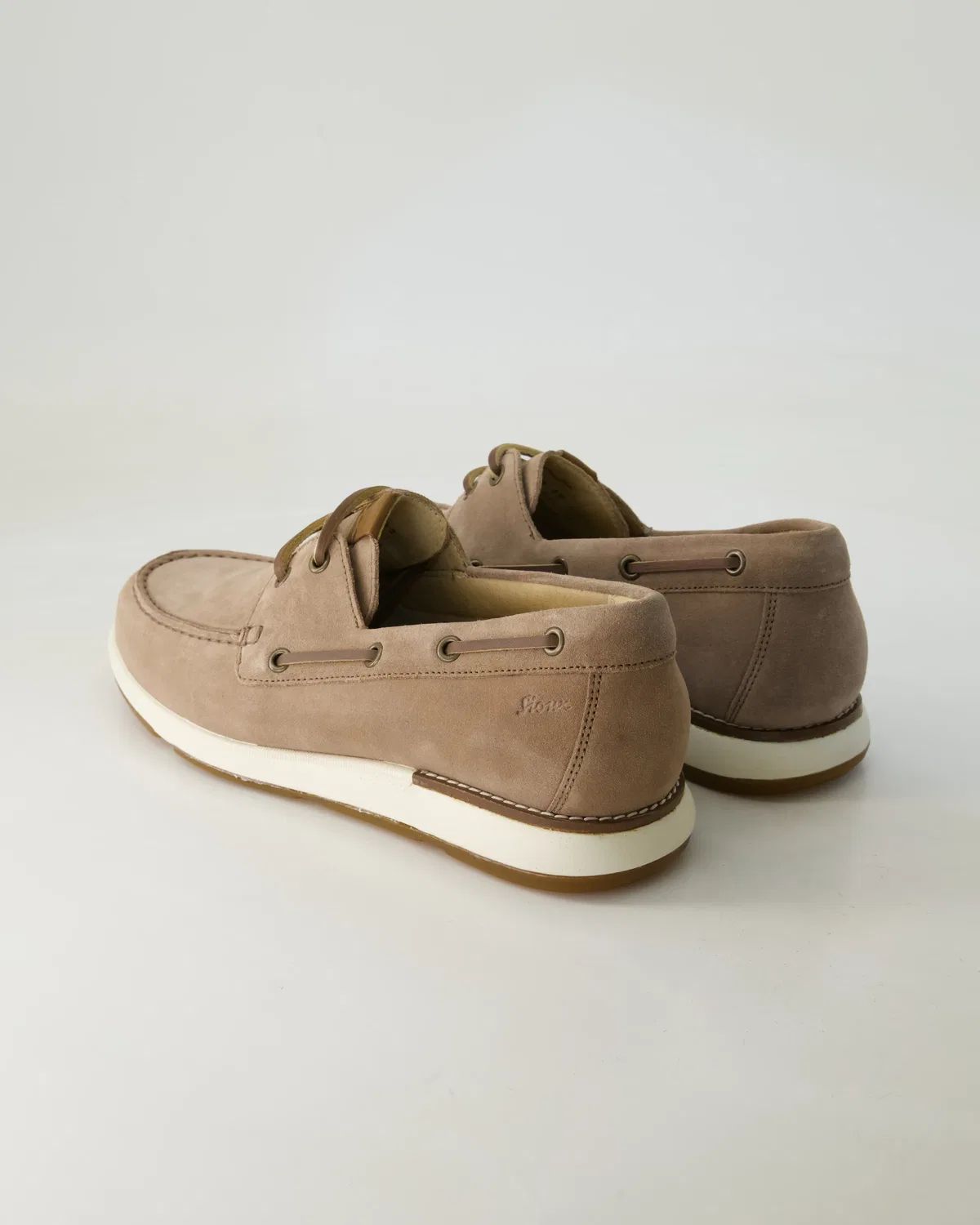 Schnürschuhe Veloursleder Sioux, бежевый — фото 3