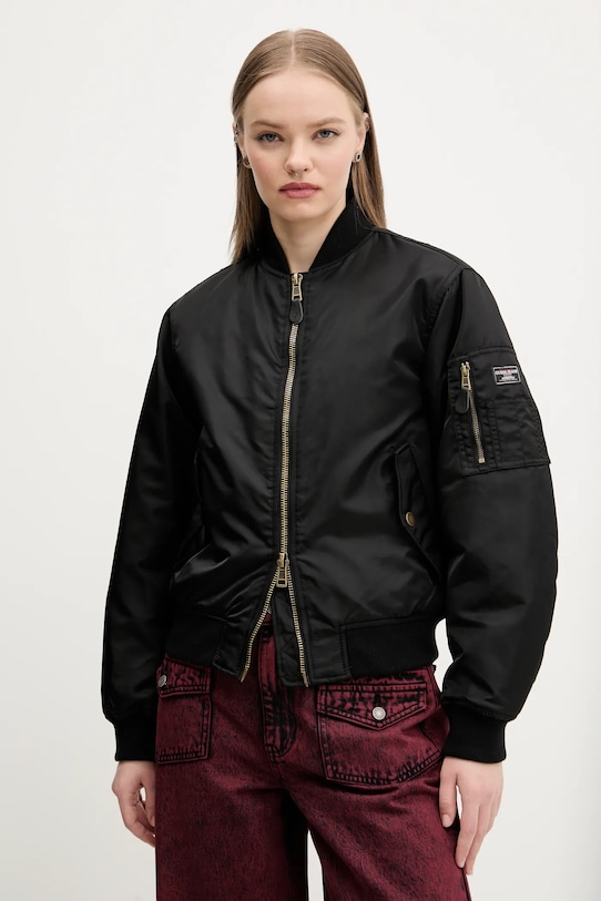 

Куртка-бомбер Guess Jeans, черный