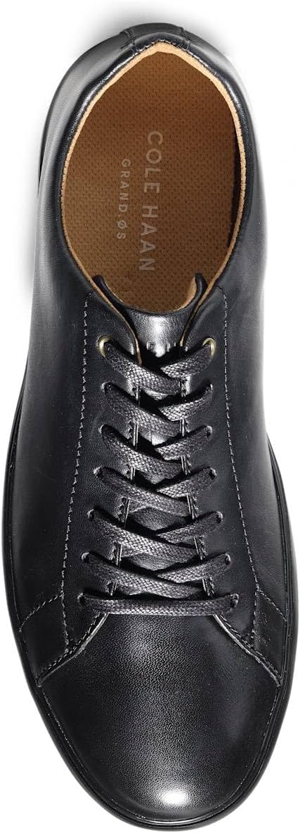 Мужские кожаные кроссовки Cole Haan Grand Crosscourt, черный/черный — фото 3