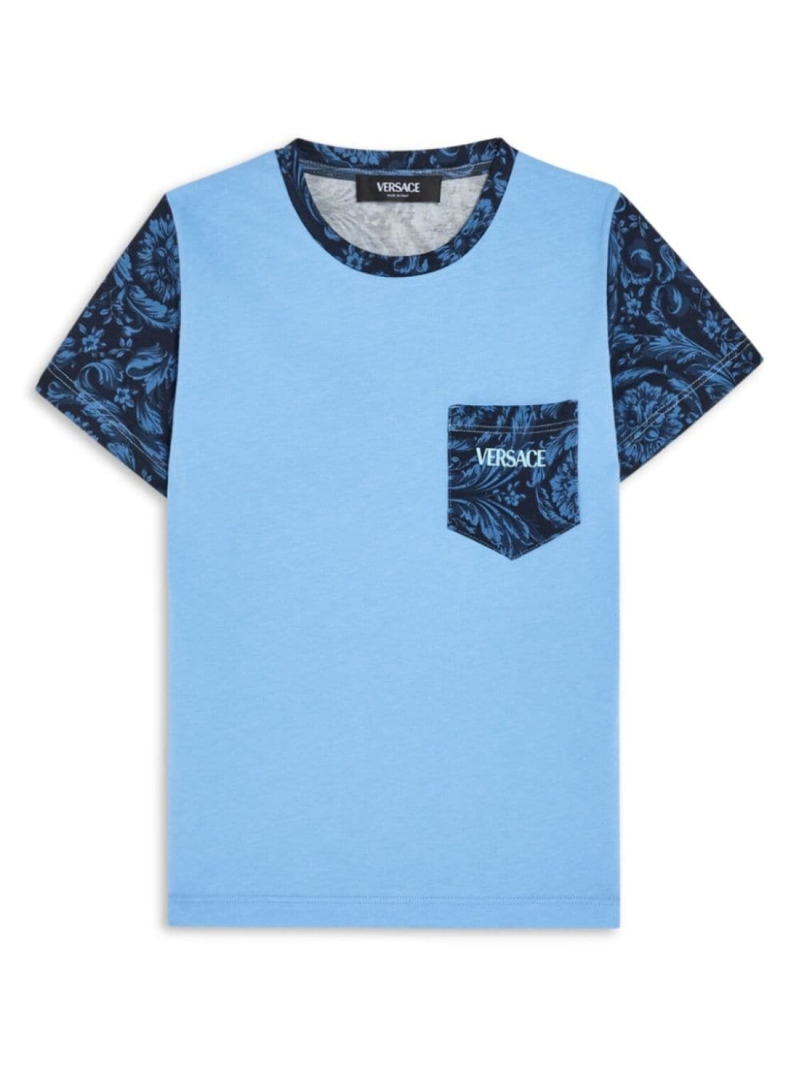 

Versace Kids футболка с логотипом, синий