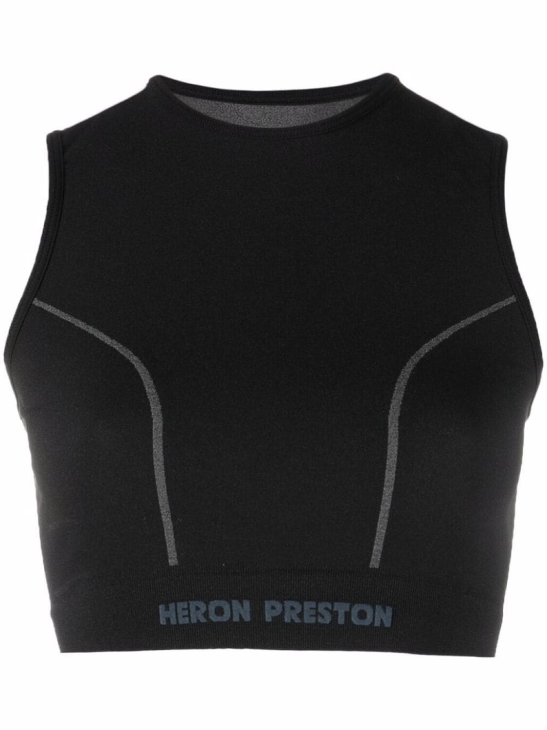 

Heron Preston укороченный топ с логотипом, черный