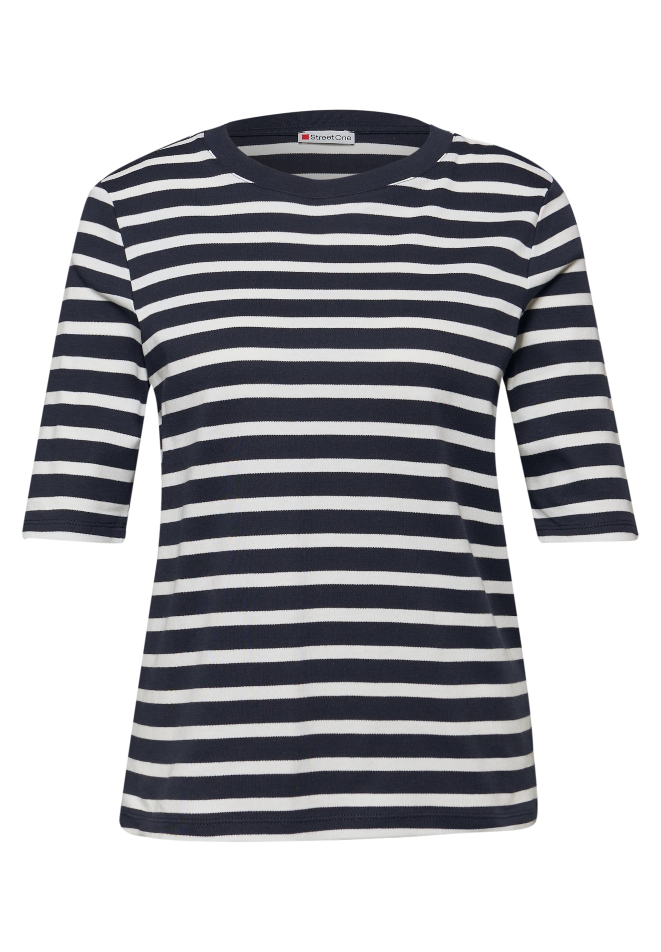 

STREET ONE Футболка в темно-синем цвете