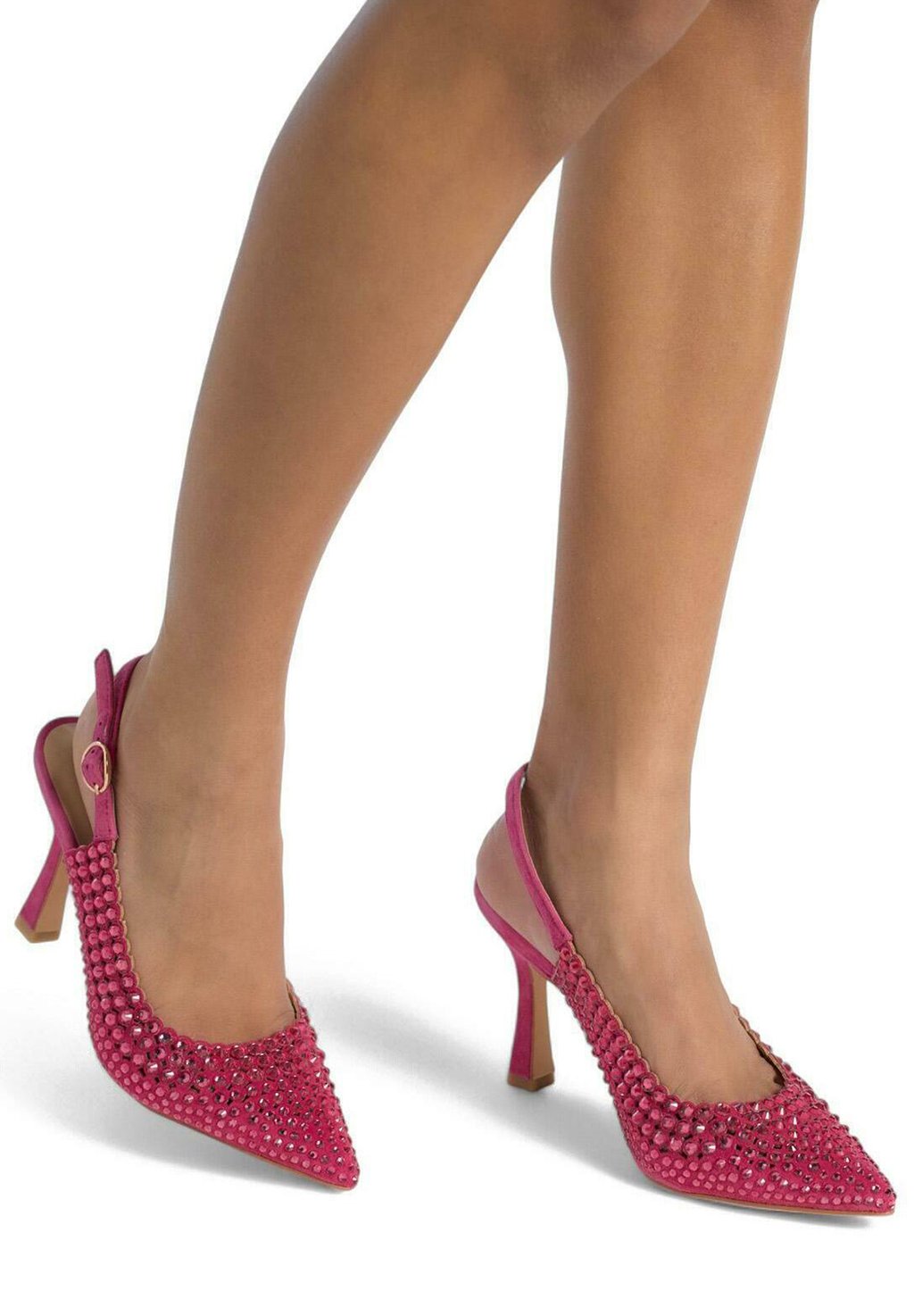 Классические туфли на каблуке High heels Alma en Pena, цвет Fucsia Jaspeado
