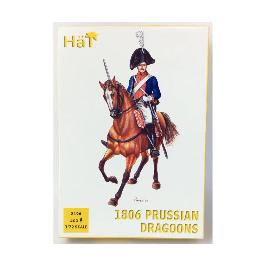 

1806 г. Прусские драгуны, Historical Plastic Military Figures - Napoleonic (1:72) (Hat Industries)