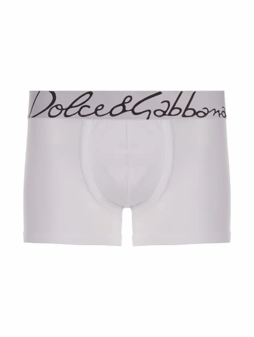 

Хлопковые трусы с логотипом Dolce&Gabbana, черный