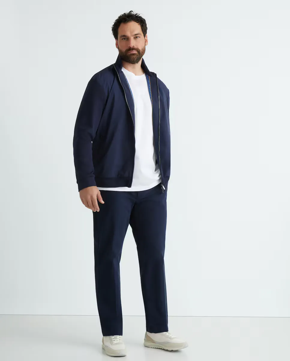 

Мужские темно-синие брюки чинос обычного кроя больших размеров Hackett, тёмно-синий