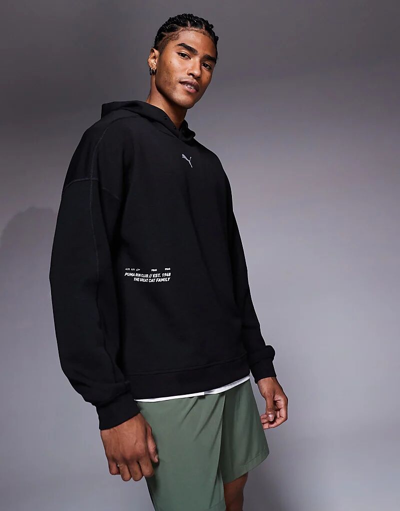 

Толстовка Puma Unisex Run Club черного цвета