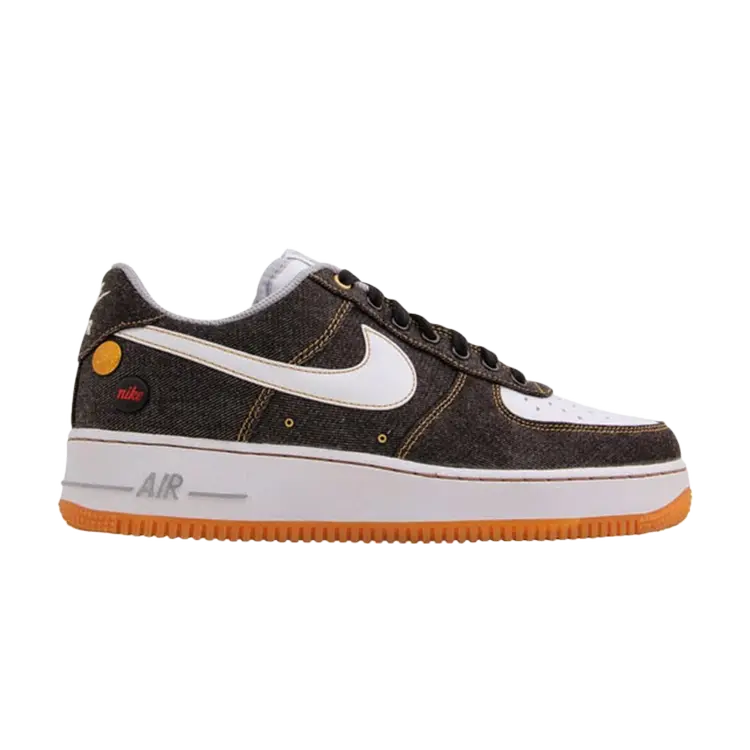 

Кроссовки Nike Air Force 1 '07 Low 'Black Denim', черный