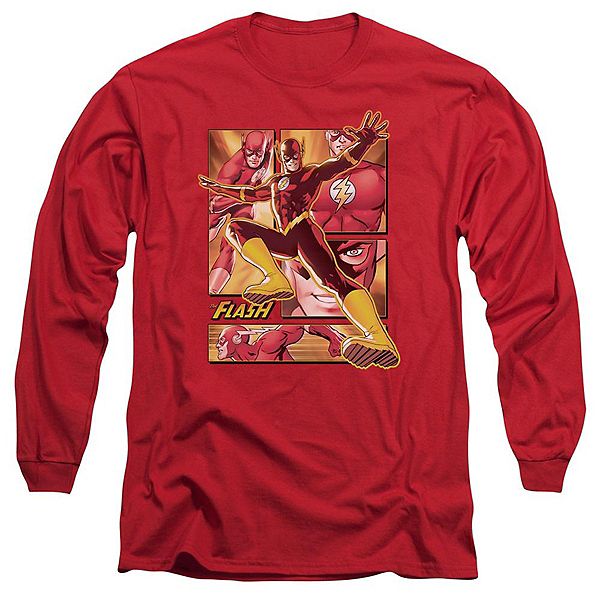 

Футболка с длинным рукавом Justice League of America Flash Licensed Character