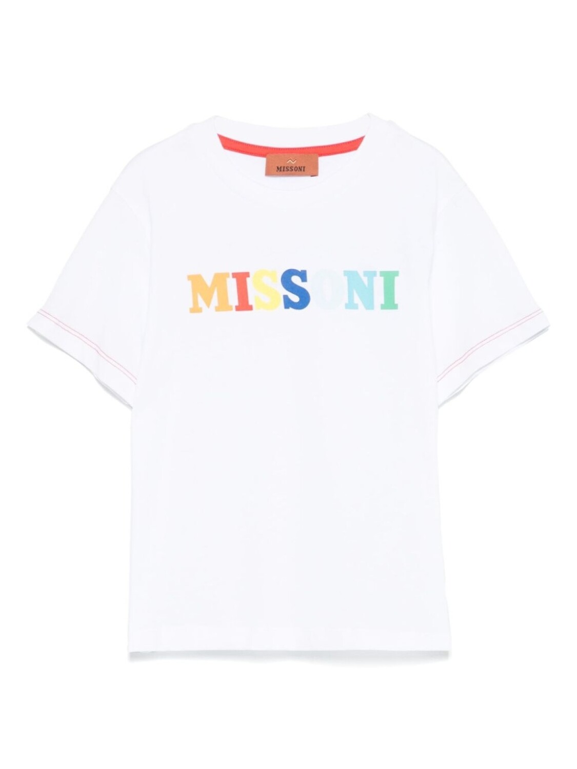 

Missoni Kids футболка с логотипом, белый