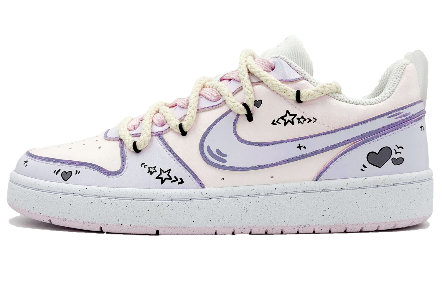 

Кроссовки Nike Court Borough Skateboard Shoes Women's Low-Top Purple, Фиолетовый, Кроссовки Nike Court Borough Skateboard Shoes Women's Low-Top Purple