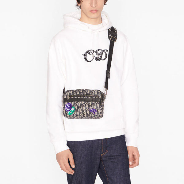 Толстовка men's x kenny fw21 casual white Dior, белый — фото 3