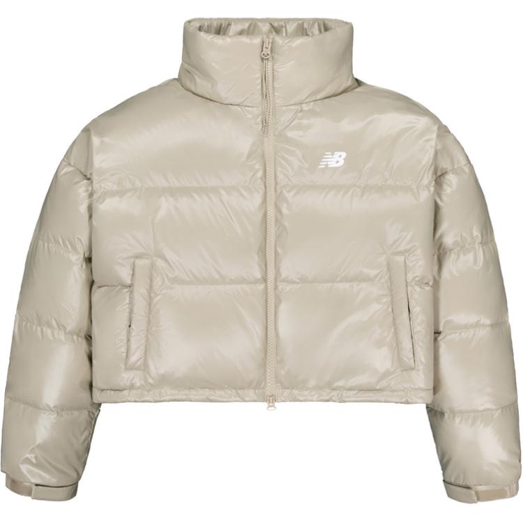 

New Balance Женская пуховая куртка темно-хаки, Dark Khaki
