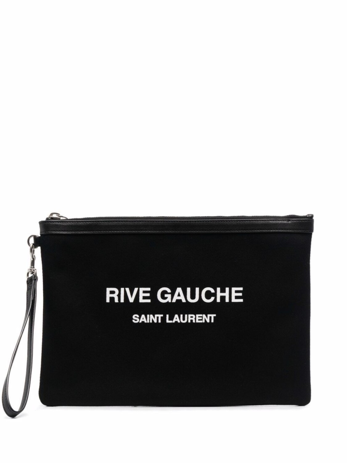 

Saint Laurent клатч Rive Gauche с логотипом, черный