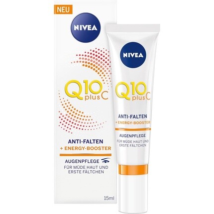 

Крем для глаз против морщин Nivea, 15 мл, тюбик Q10PLUSC и усилитель энергии
