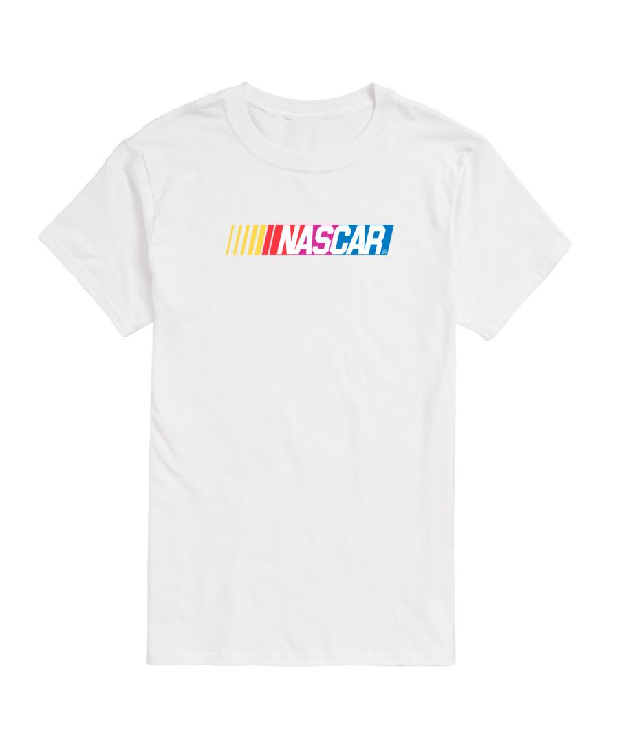 

Мужская футболка с коротким рукавом и логотипом NASCAR AIRWAVES, White, Белый, Мужская футболка с коротким рукавом и логотипом NASCAR AIRWAVES, White