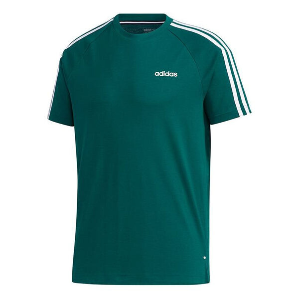

Футболка neo m essential 3 stripes tee Adidas, зеленый