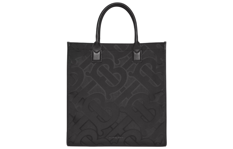 

Burberry Хлопковая сумка для нот, тоут, шоппер, сумка через плечо, женская сумка Regular мужская Black