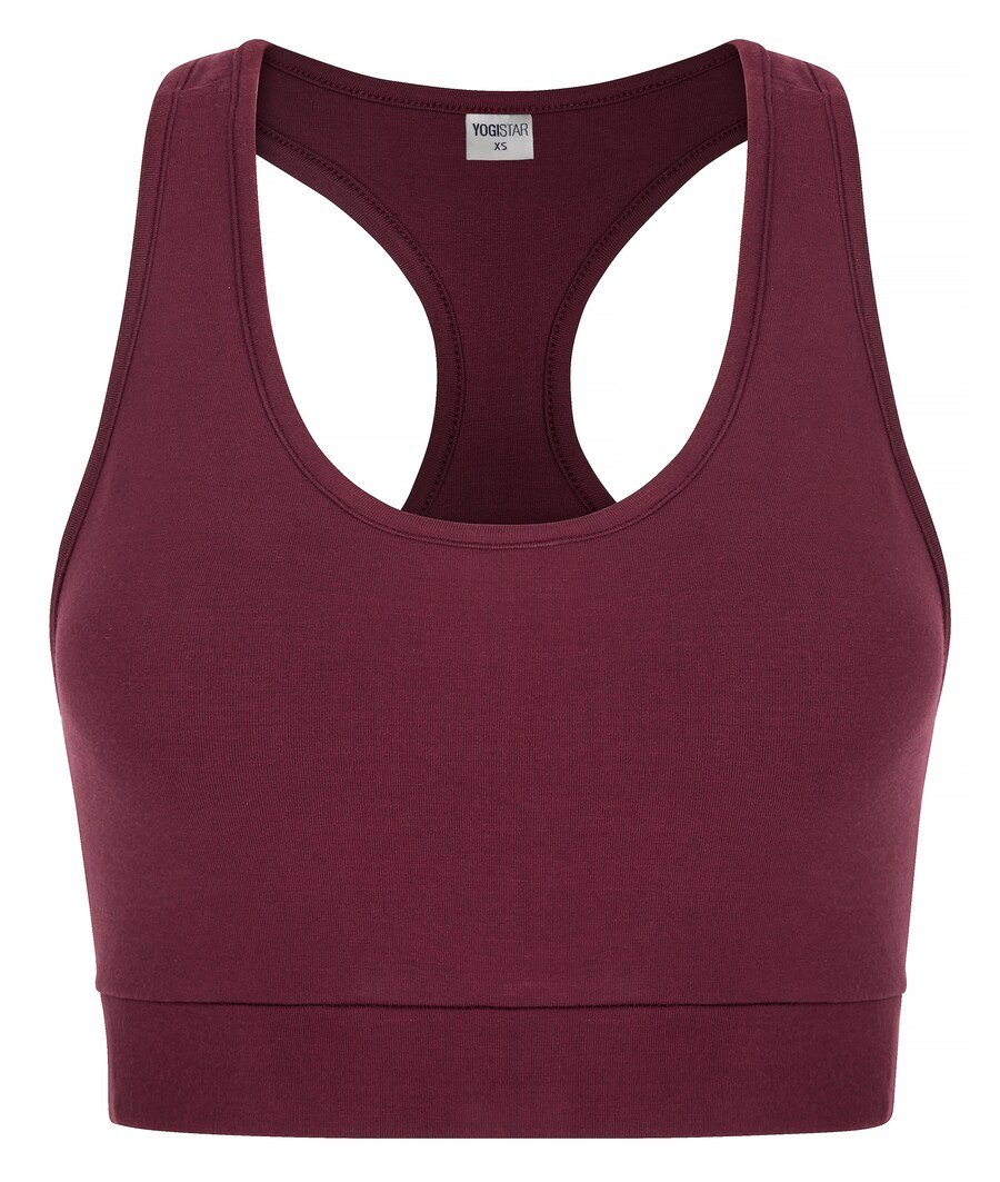 

Спортивный бюстгальтер пуш-ап YOGISTAR.COM balance, цвет Wine red