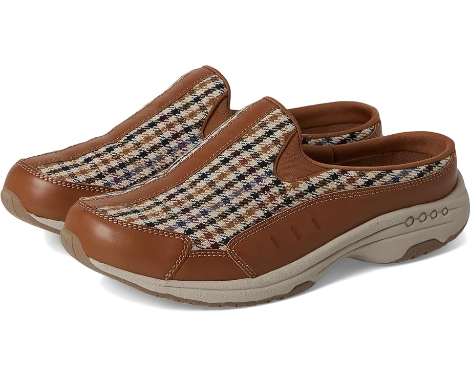Сабо Easy Spirit Traveltime758, цвет Camel/Natural Houndstooth Multi