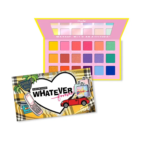 

Палитра теней Whatever Forever 18 Eyeshadow Palette Rude, 1 UD