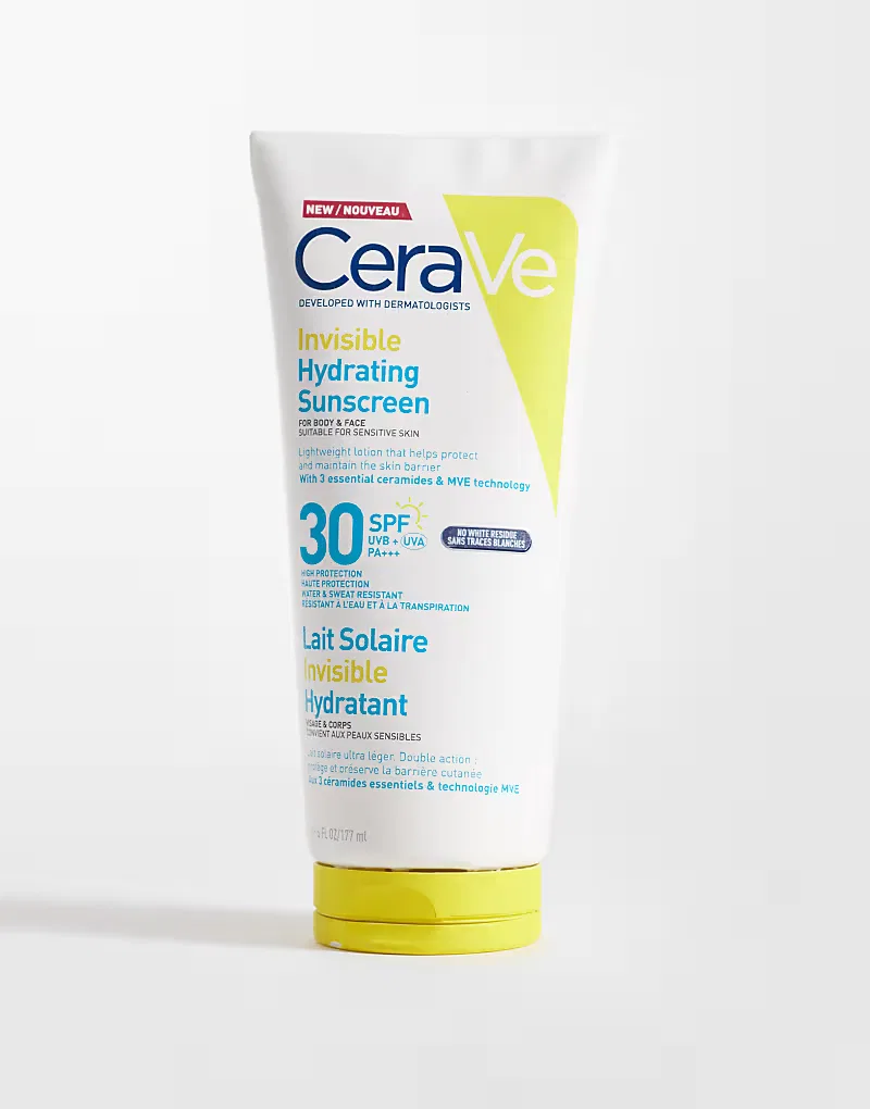 Увлажняющий солнцезащитный крем CeraVe Invisible SPF 30, 177 мл