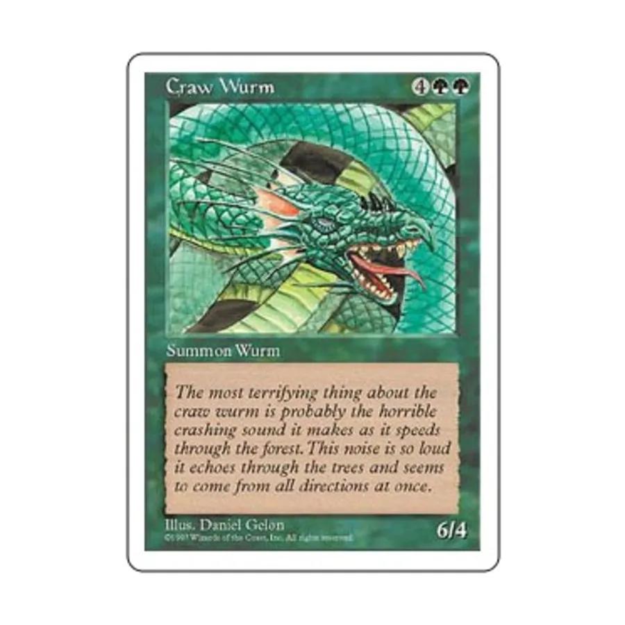 

CCG Зоб Вурм (С), MTG - 5th Edition