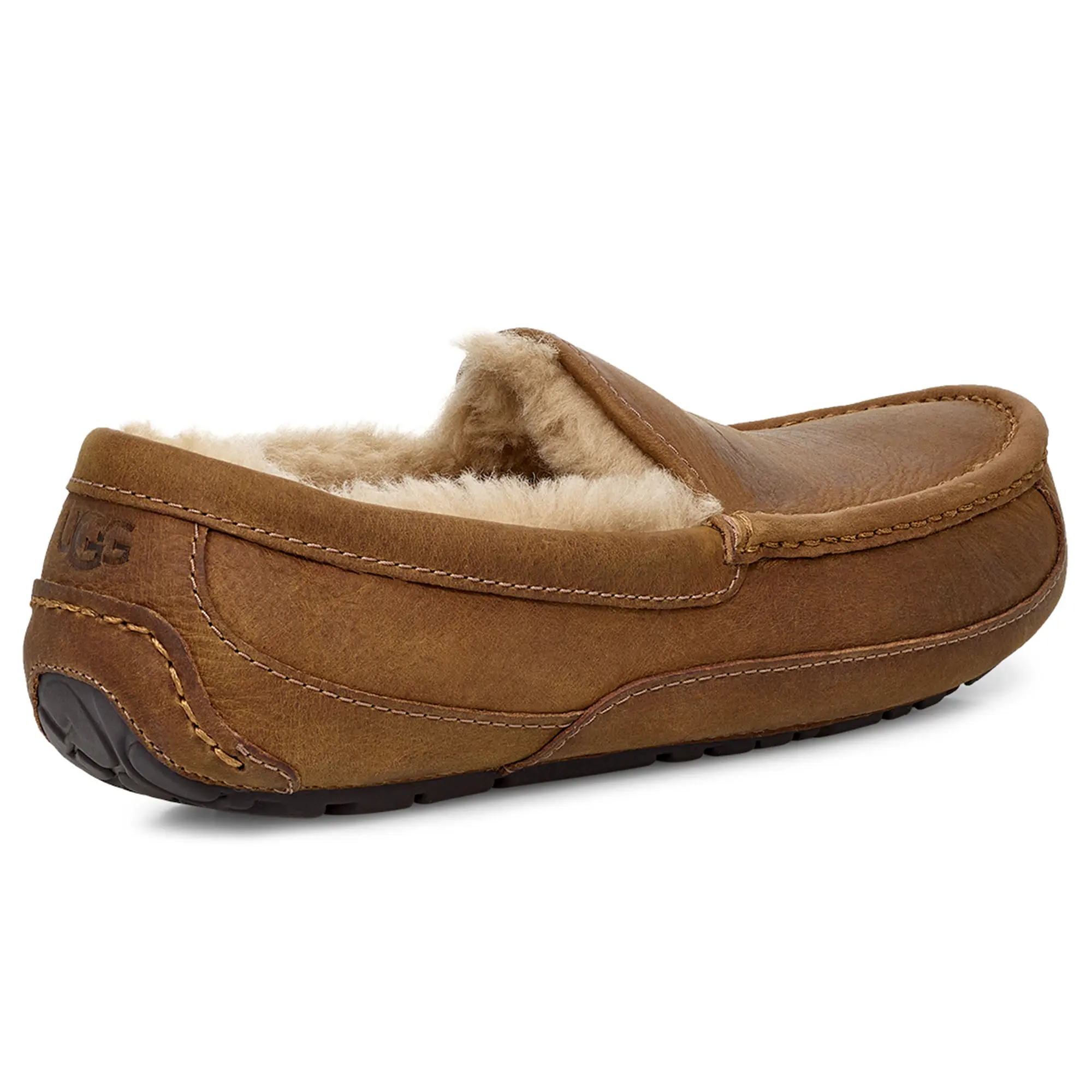 Мужские тапочки Ascot бежевого цвета UGG, Tan — фото 2