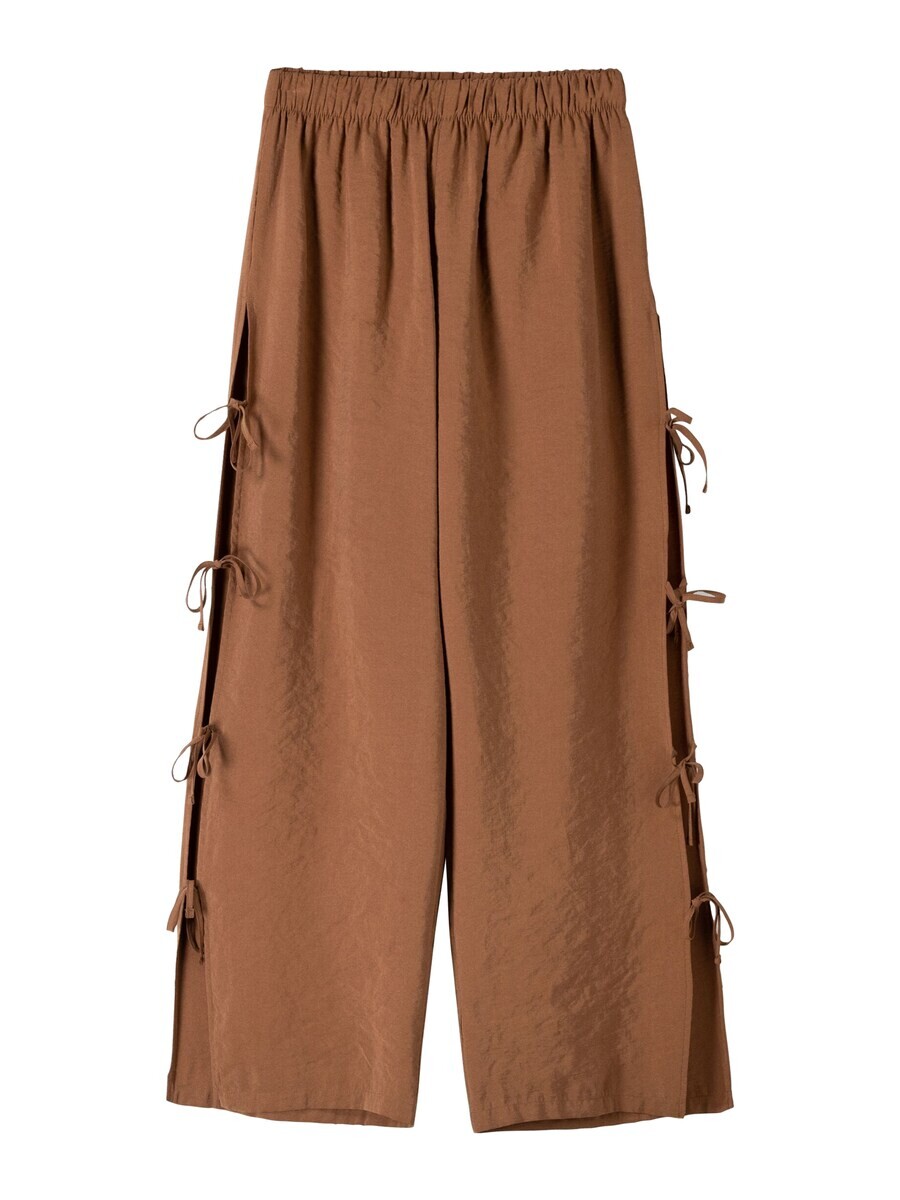 

Тканевые брюки Bershka Wide leg Pants, коричневый