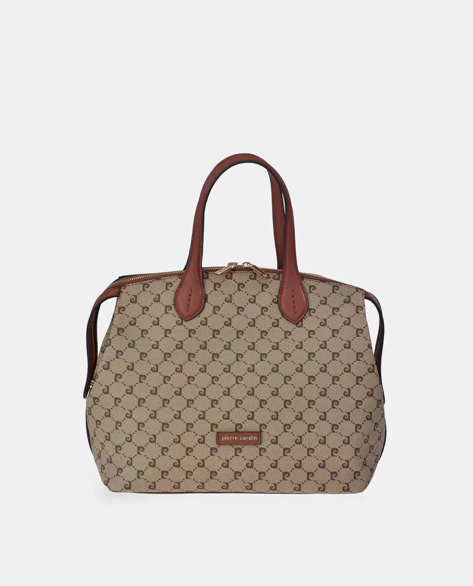 

Сумка шоппер Pierre Cardin с двумя ручками из холста, бежевый