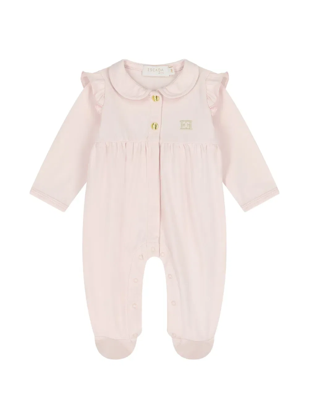 Пижама с длинными рукавами и оборками Escada Kids, розовый