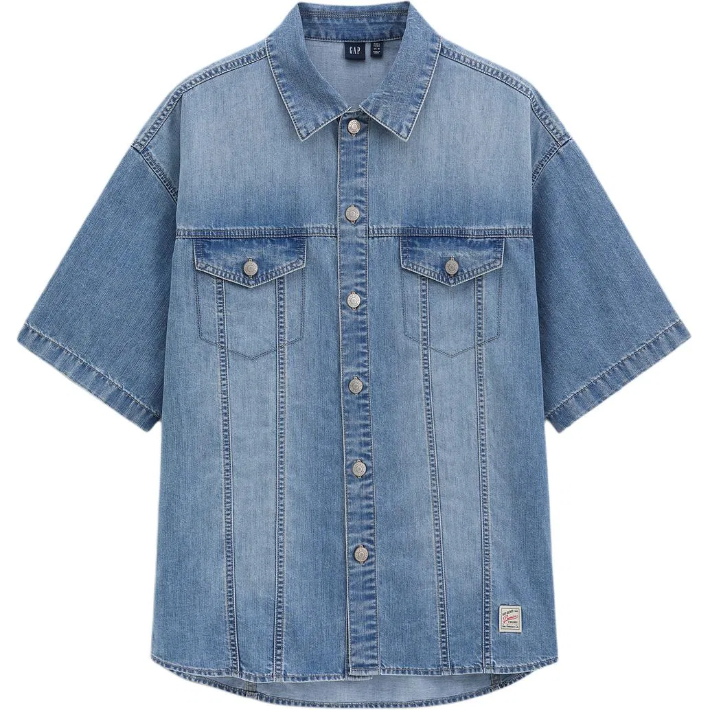 Джинсовая куртка средняя стирка GAP Medium Washed