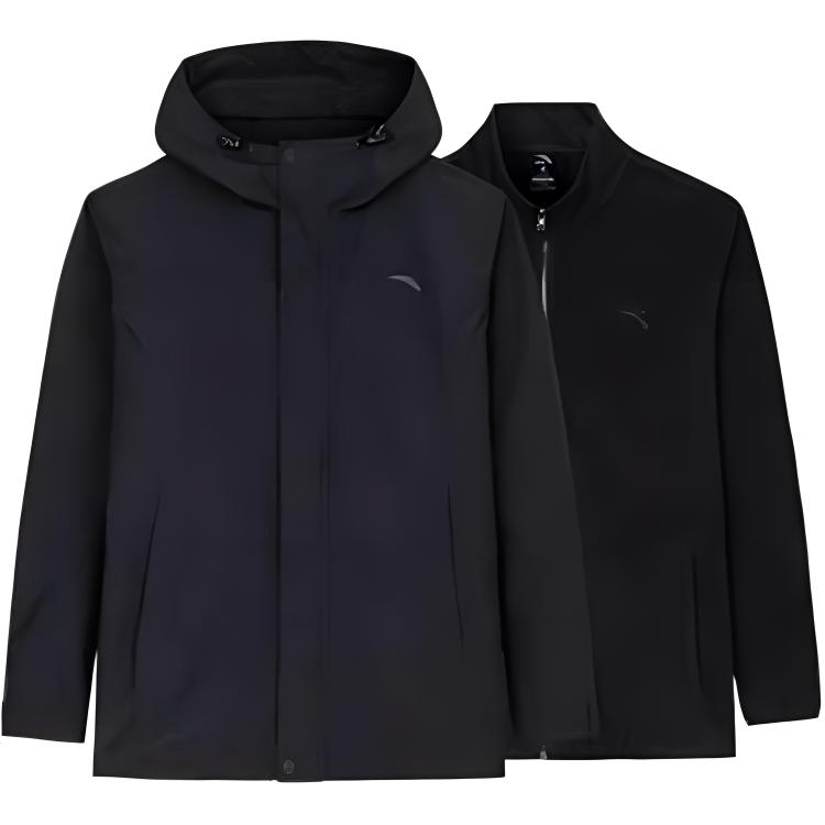 

ANTA Ветровка мужская базовый черный, Basic Black
