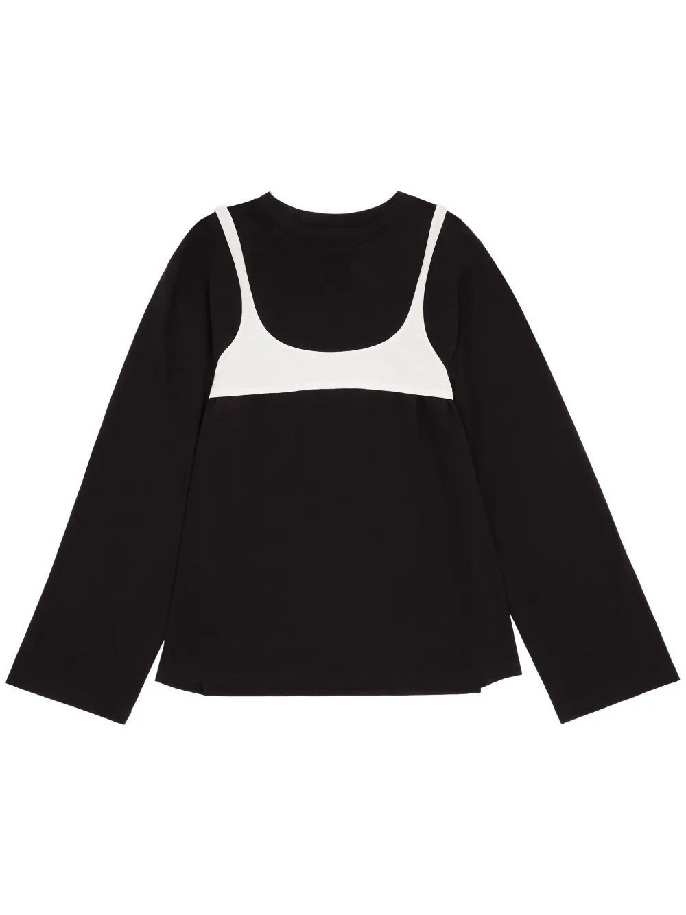 

Футболка с логотипом MM6 Maison Margiela, черный