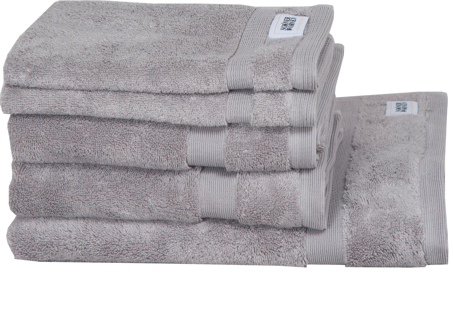 

Полотенца для рук terry set sw-cuddly 5 шт Schöner Wohnen, серый