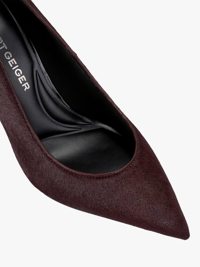 Туфли-лодочки Nala на шпильке с острым носом KG Kurt Geiger, Wine — фото 4