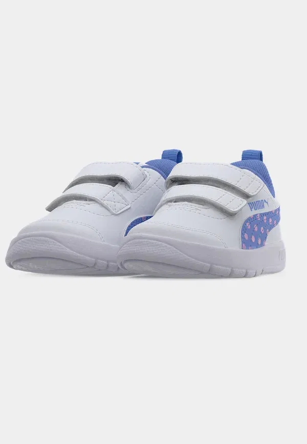 Кроссовки для бега по шоссе Courtflex v3 Dotty Puma, белый/интенсивный лавандовый/розовый шиммер — фото 3