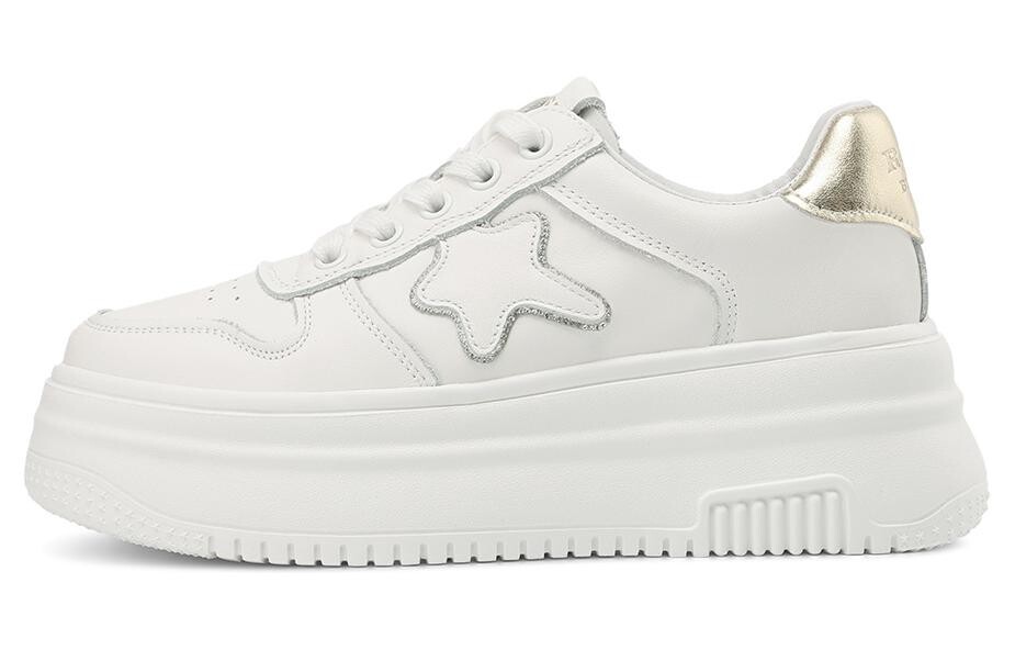 

Кроссовки rosa bianca Skateboarding Shoes Women's Low-top, белый/серебряный