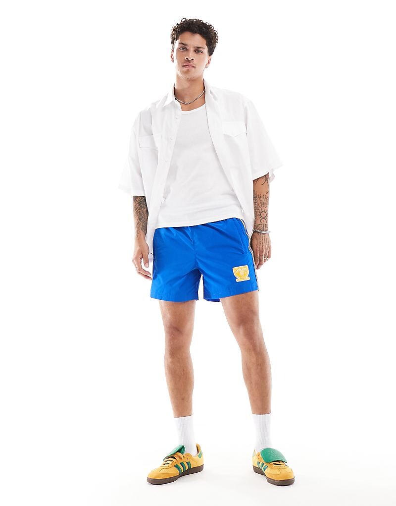 

adidas Originals – GRFX – Синие шорты