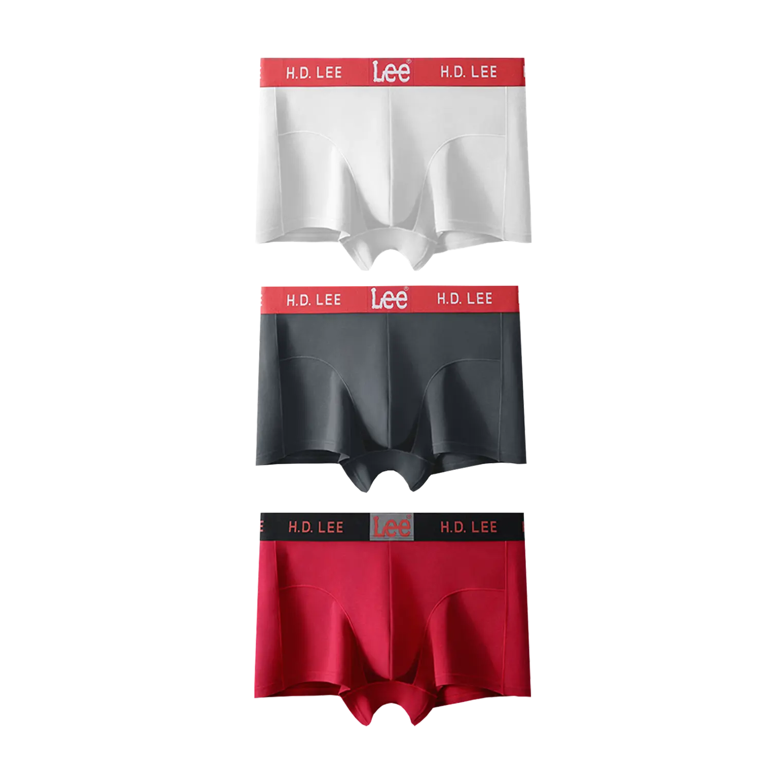 

Flowers Underpants Мужские 3 шт Lee, белый+серый+красный