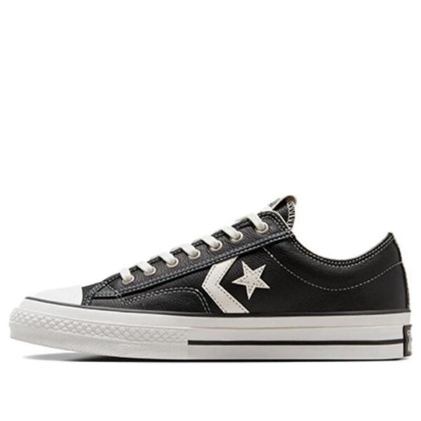 

Кроссовки star player 76 fall leather 'black white' Converse, черный