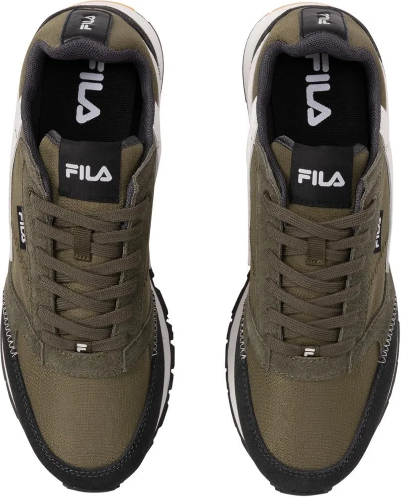 Мужские беговые кроссовки FILA для построения движения, Olive Night Dark Shadow — фото 4