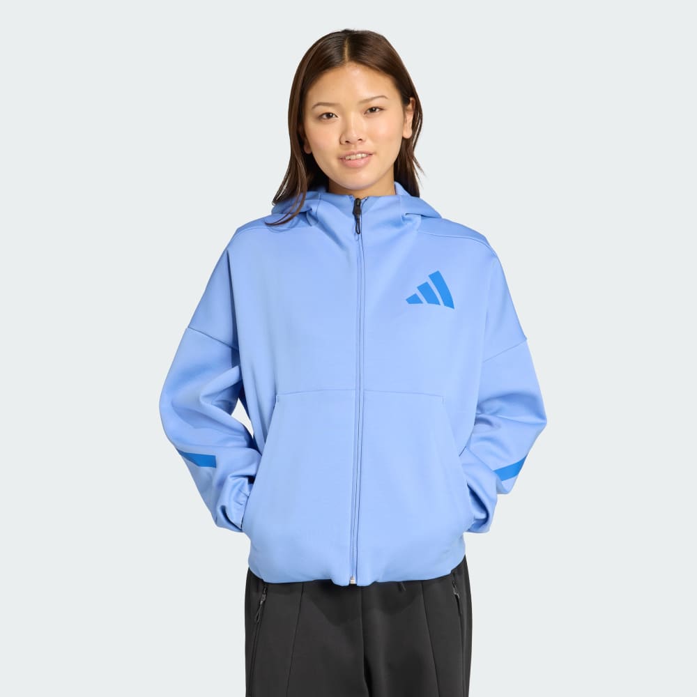 

Худи Adidas Z.N.E. Full-Zip Hoodie, цвет Blue Fusion