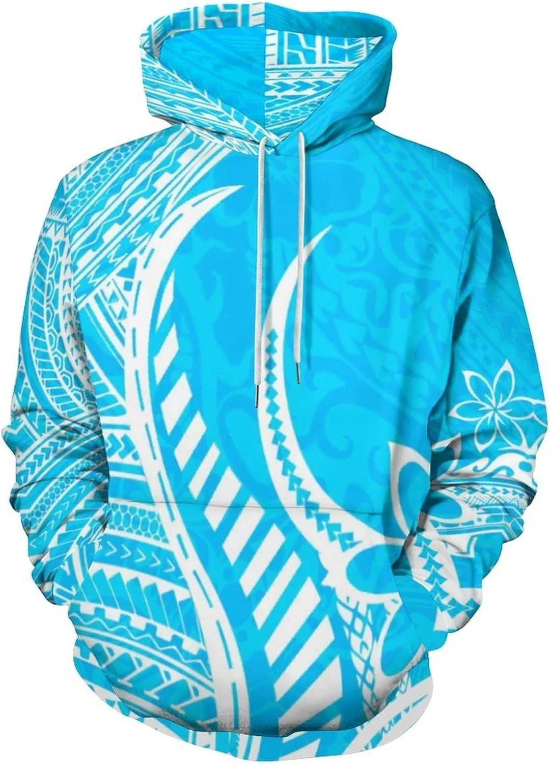 

Толстовка с капюшоном American Samoa Polynesian с длинным рукавом и карманом ArtistMixWay