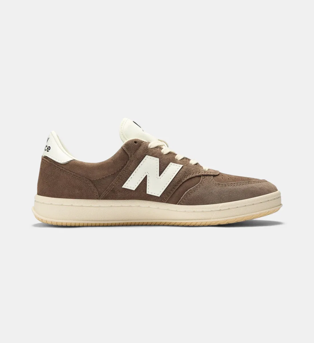 Кожаные низкие кроссовки T500 NEW BALANCE, коричневый