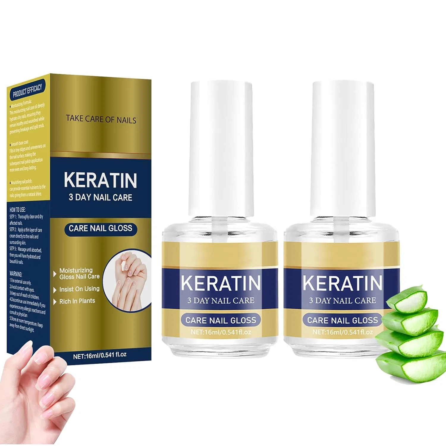 Сыворотка для ногтей с кератином и аминокислотами «3 Days Nail Care» Notgurli