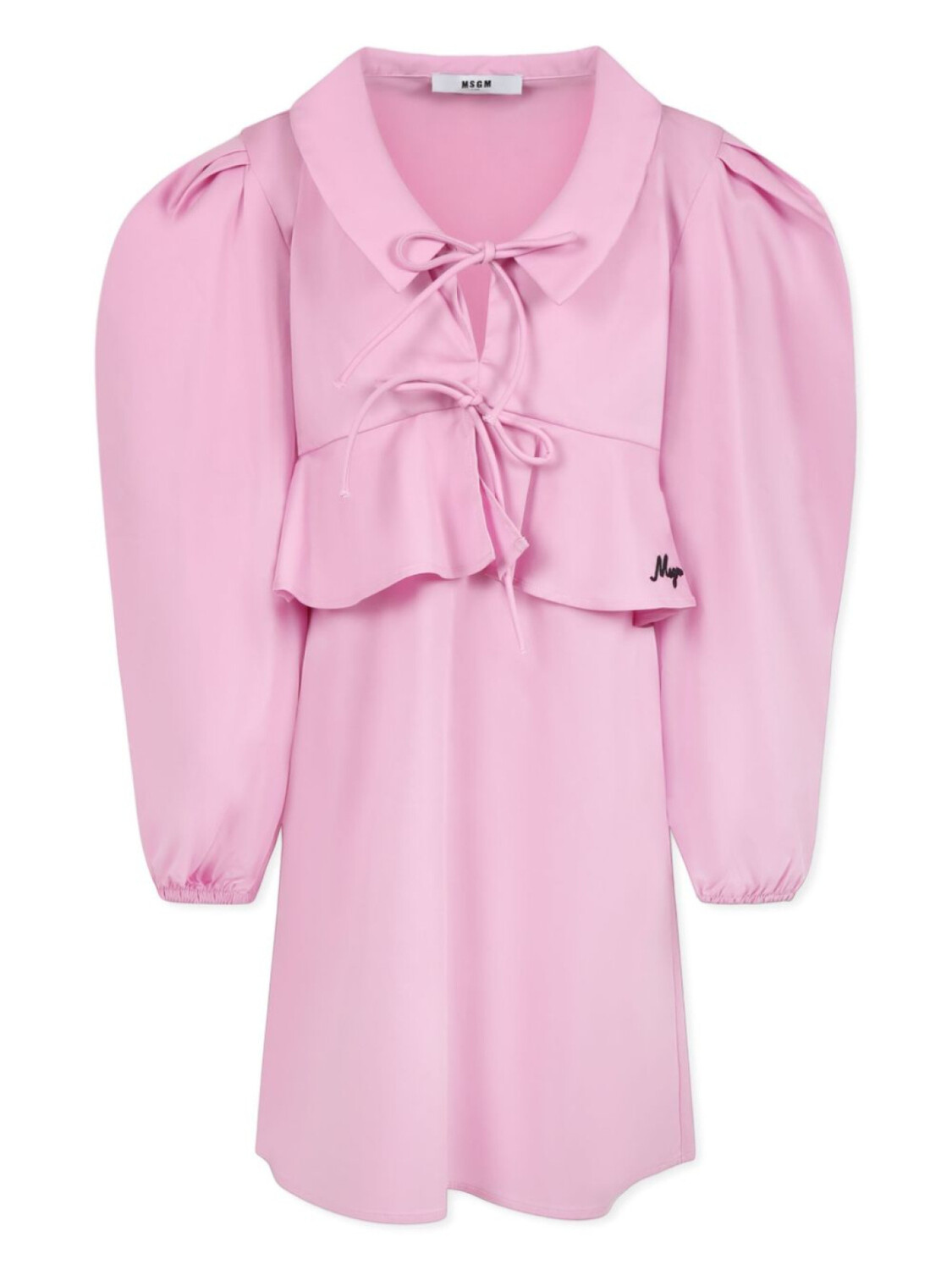 

MSGM Kids многослойное платье, розовый