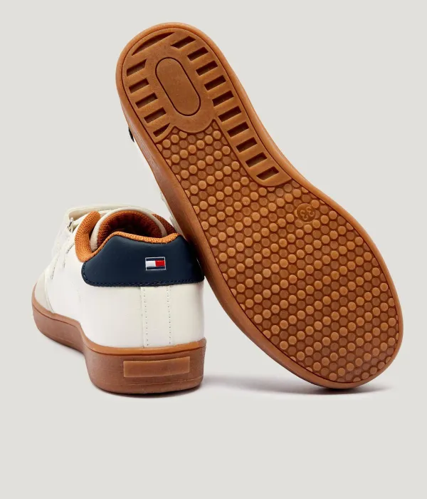 Кроссовки на липучке Tommy Hilfiger, белый — фото 4